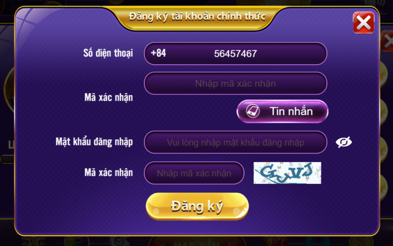 Các bước đăng ký tài khoản 68 game bài tel cực nhanh chóng